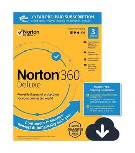 Norton 360 Deluxe for 3 Devices – 1 Year 2024